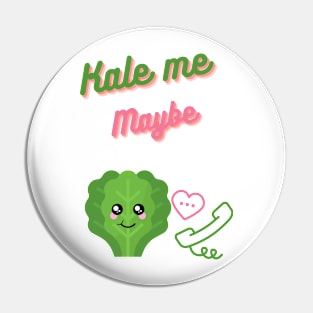 Kale me maybe funny  cute food and vegetable valentines Pin