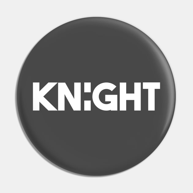 Large Minimal Knight Pin by Knightenator