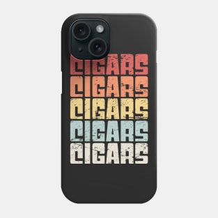 Vintage Retro 70s CIGAR design Phone Case