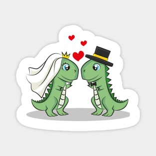 Dino wedding Magnet