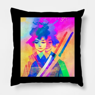 Samurai Girl 2 Pillow