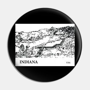 Indiana USA Pin