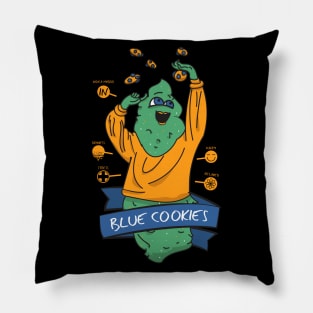 Blue Cookies Pillow