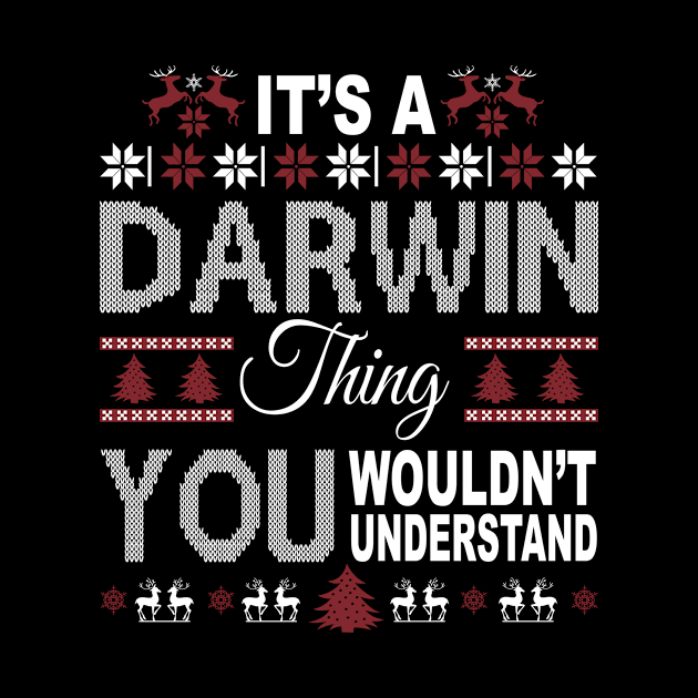 It's DARWIN Thing You Wouldn't Understand Xmas Family Name by Salimkaxdew