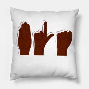 BLM ASL Pillow