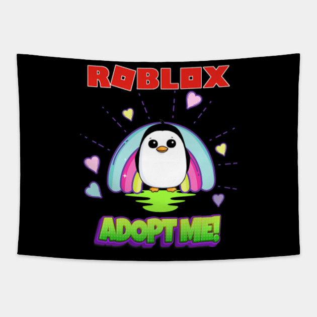 Roblox Adopt Me Penguin Roblox Tapestry Teepublic - cuttiepenguin roblox character