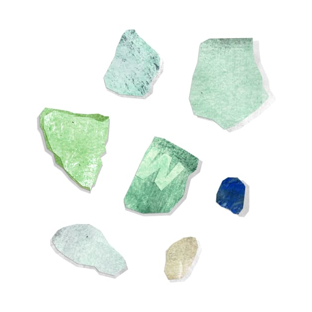 Sea glass by Babban Gaelg