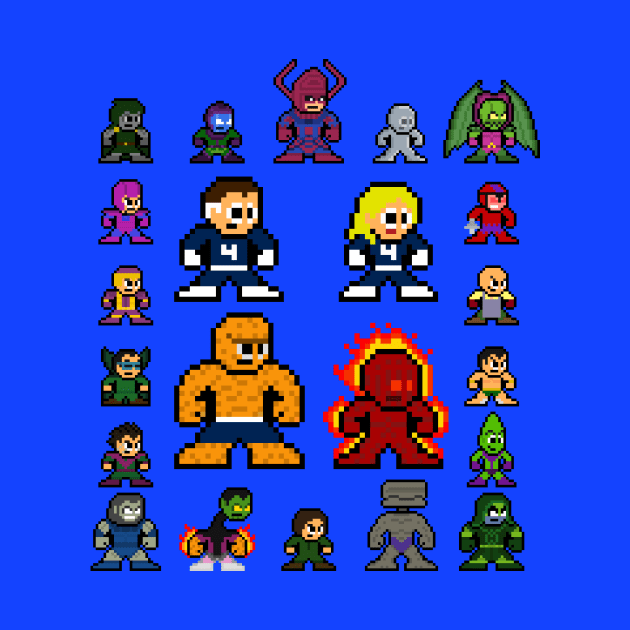 8bit Fantastic Heroes Pixel Sprites by 8-BitHero