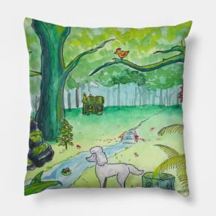 Wilma the Forest Pup Pillow