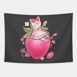 STAY CUTE, STRAWBEE Tapestry