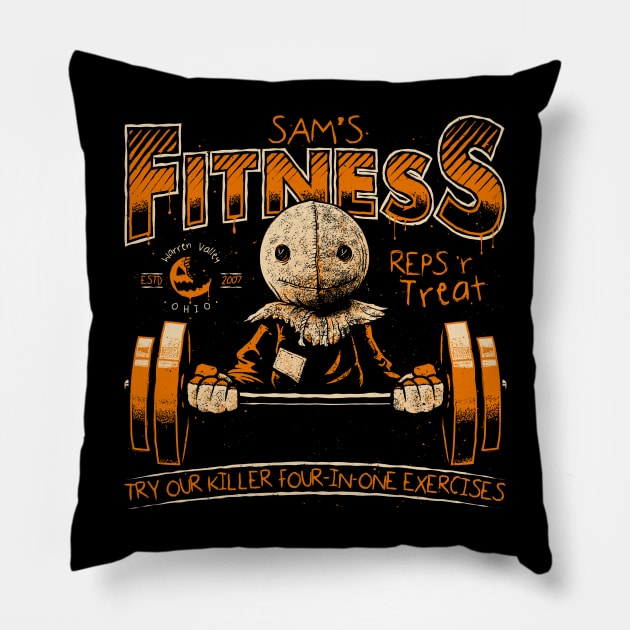 Sam's Fitness Pillow by teesgeex