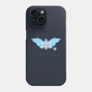 Winter Blue Angel Phone Case