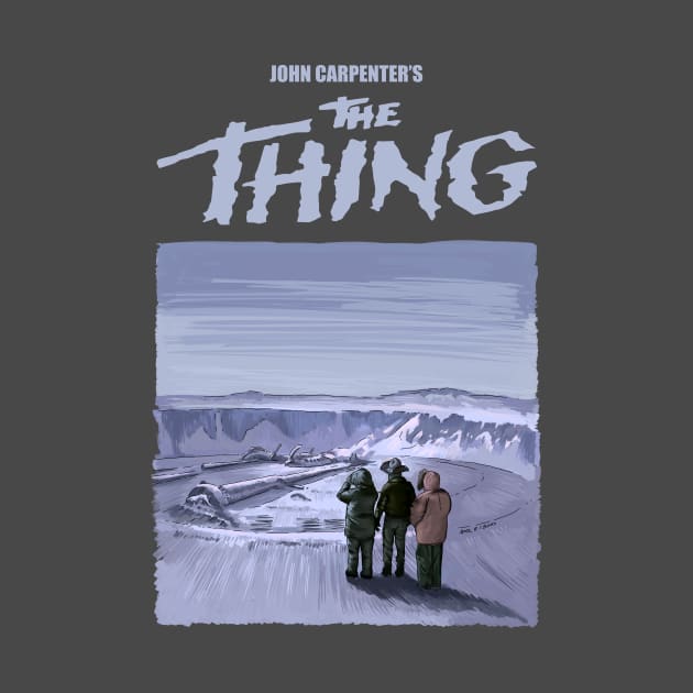 The Thing movie illustration by burrotees