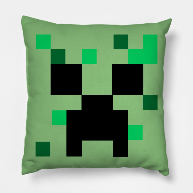 Minecraft Creeper Minecraft Pillow Teepublic
