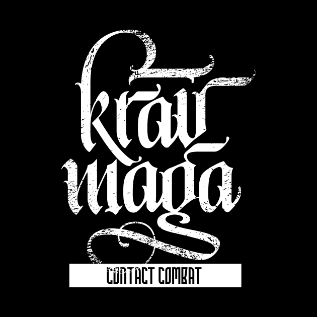 Krav Maga Calligraphy: Contact Combat by polliadesign