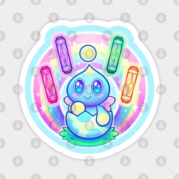 Cute Chao Magnet by Dolcisprinkles