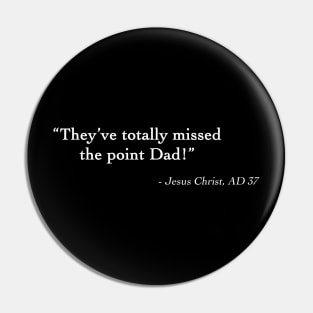 Jesus Quote Pin