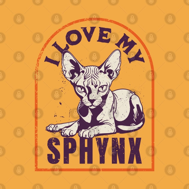 I Love My Sphynx by Issho Ni