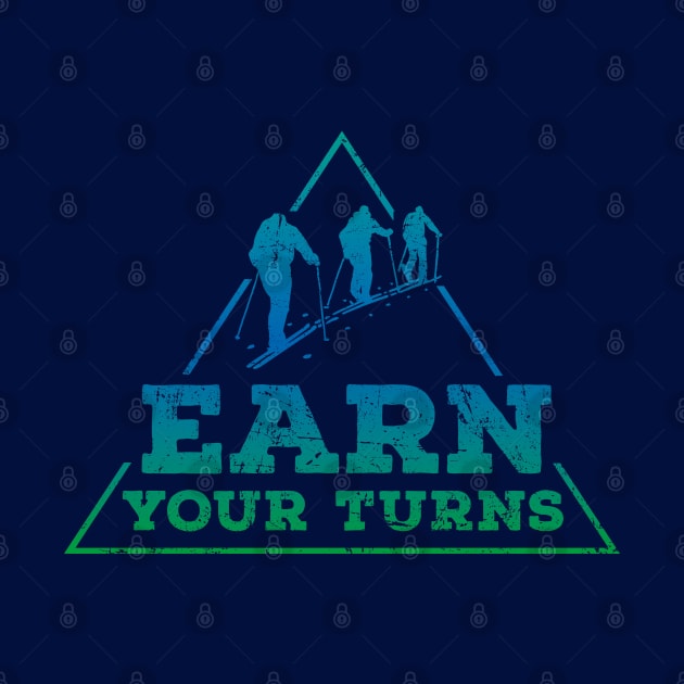 Earn Your Turns (blue) by posay