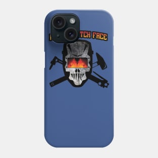 Weld and Cross Bones - Resting Bitch Face Phone Case