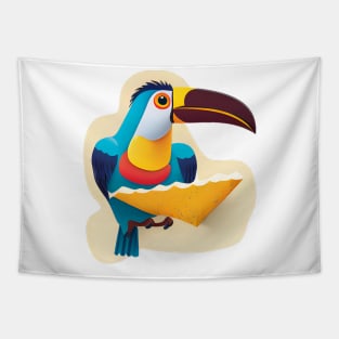 Toucan Pineapple Tapestry