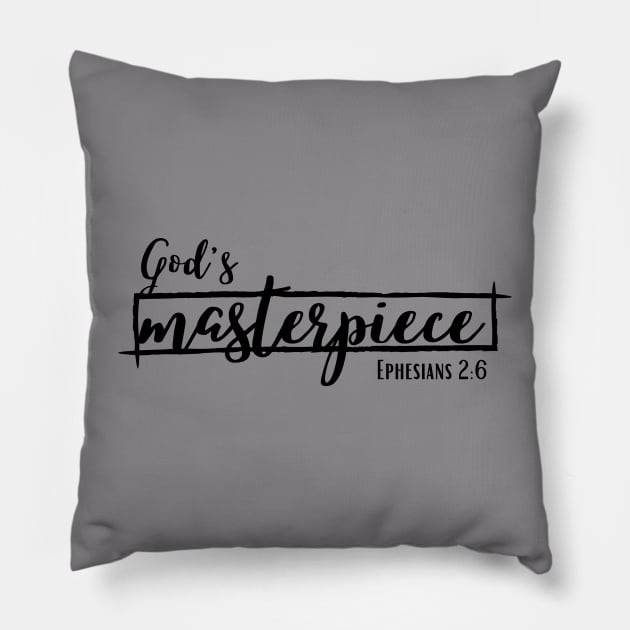 God's masterpiece Pillow by Christian custom designz