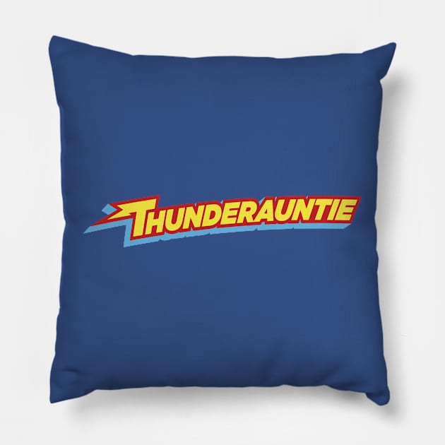 Thunderauntie Pillow by Olipop