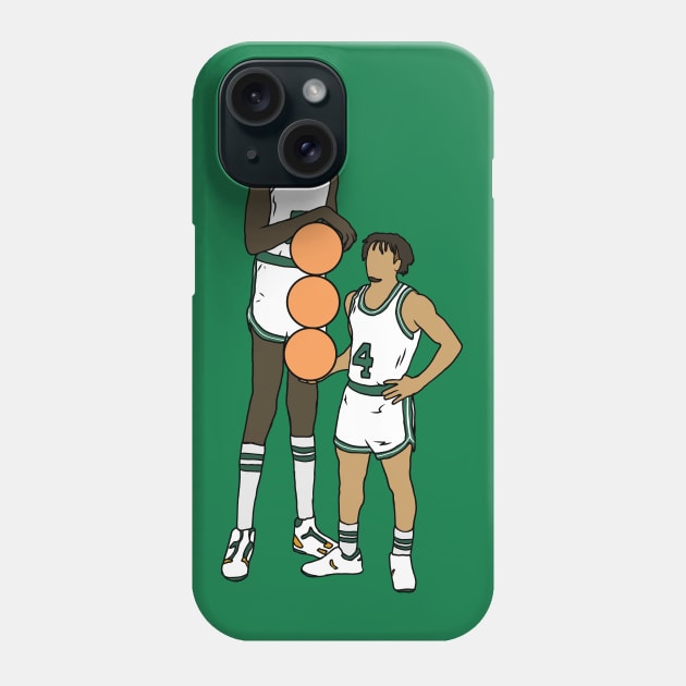 Tacko Fall And Carsen Edwards Phone Case by rattraptees