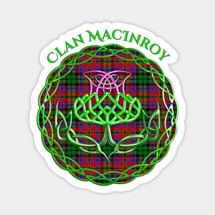 MacInroy Scottish Tartan Celtic Thistle Magnet