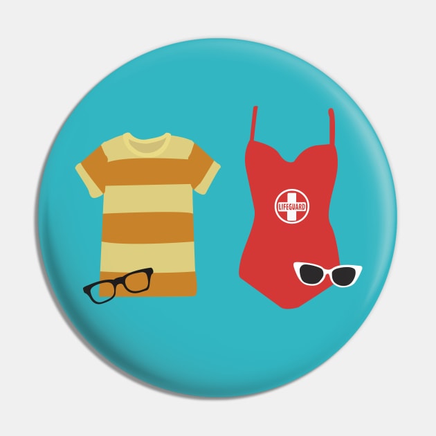 Squints & Wendy - Sandlot Tshirt Pin by mshelffo