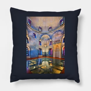 Architectonic religious coexistence Pillow