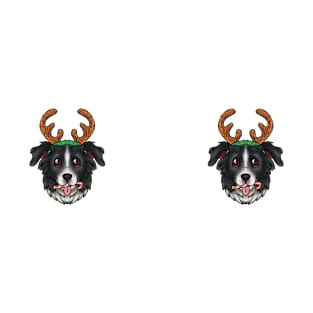 Christmas Border Collie Dog Mug T-Shirt