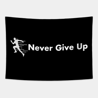 Never Give Up Tapestry