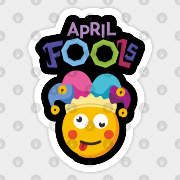 april fools day - Happy April Fools Day - Sticker | TeePublic