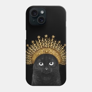 Queen of black cats Phone Case