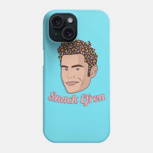 Snack Efron Phone Case by Lights, Camera, Podcast