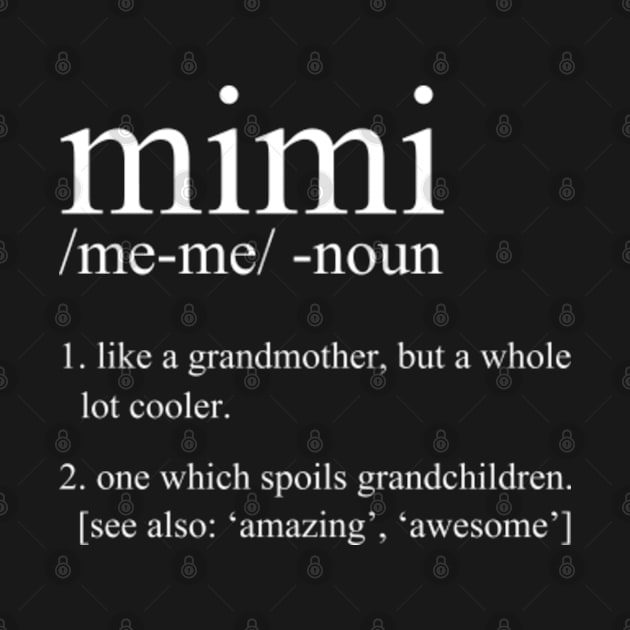 Definition Of Mimi | Mimi Definition by GreenCraft