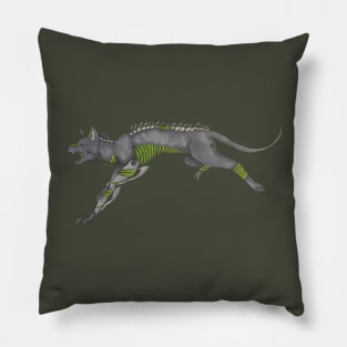 Sci fi monster dog Pillow