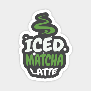 Iced Matcha Latte Magnet