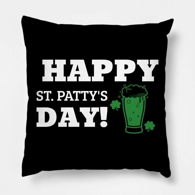 Happy st patricks day Pillow by Istanbul