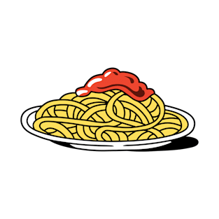 Spaghetti pasta T-Shirt