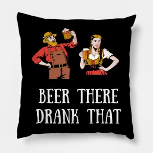 Beer There Drank That Pun Pillow