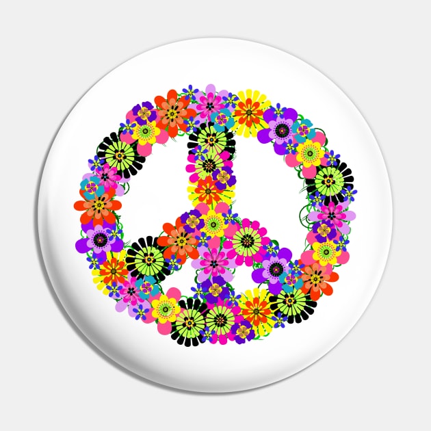 Peace Sign Pin by mistflower