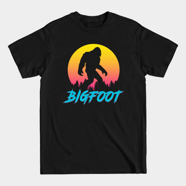 Disover Retro 1980s Bigfoot Sasquatch - Bigfoot - T-Shirt