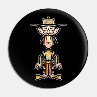 Cowboy Gunslinger Pin