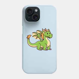 Cute Teenager Green Dragon Cartoon Phone Case