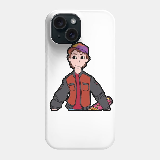 Marty McFly Phone Case by TheFortWildernessPodcast