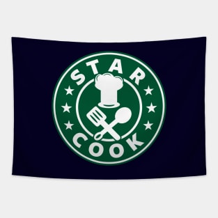 Star Cook Chef I Love Cooking Gift For Wife Cooks And Chefs Tapestry