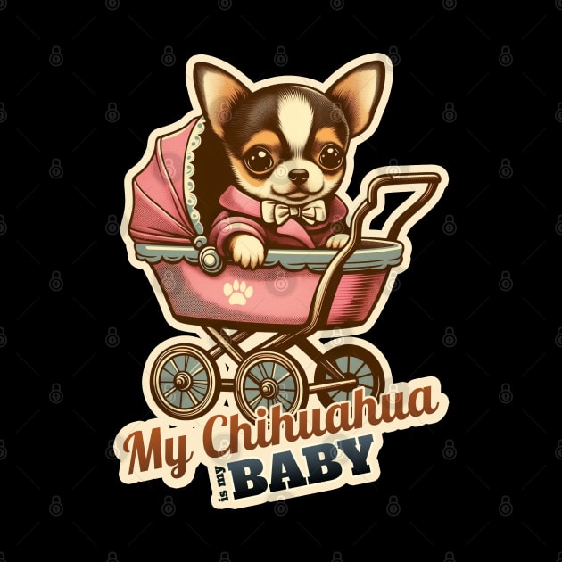 My Chihuahua is my Baby by k9-tee