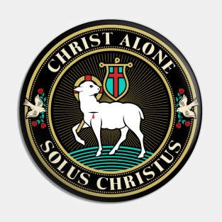 Christ alone Pin